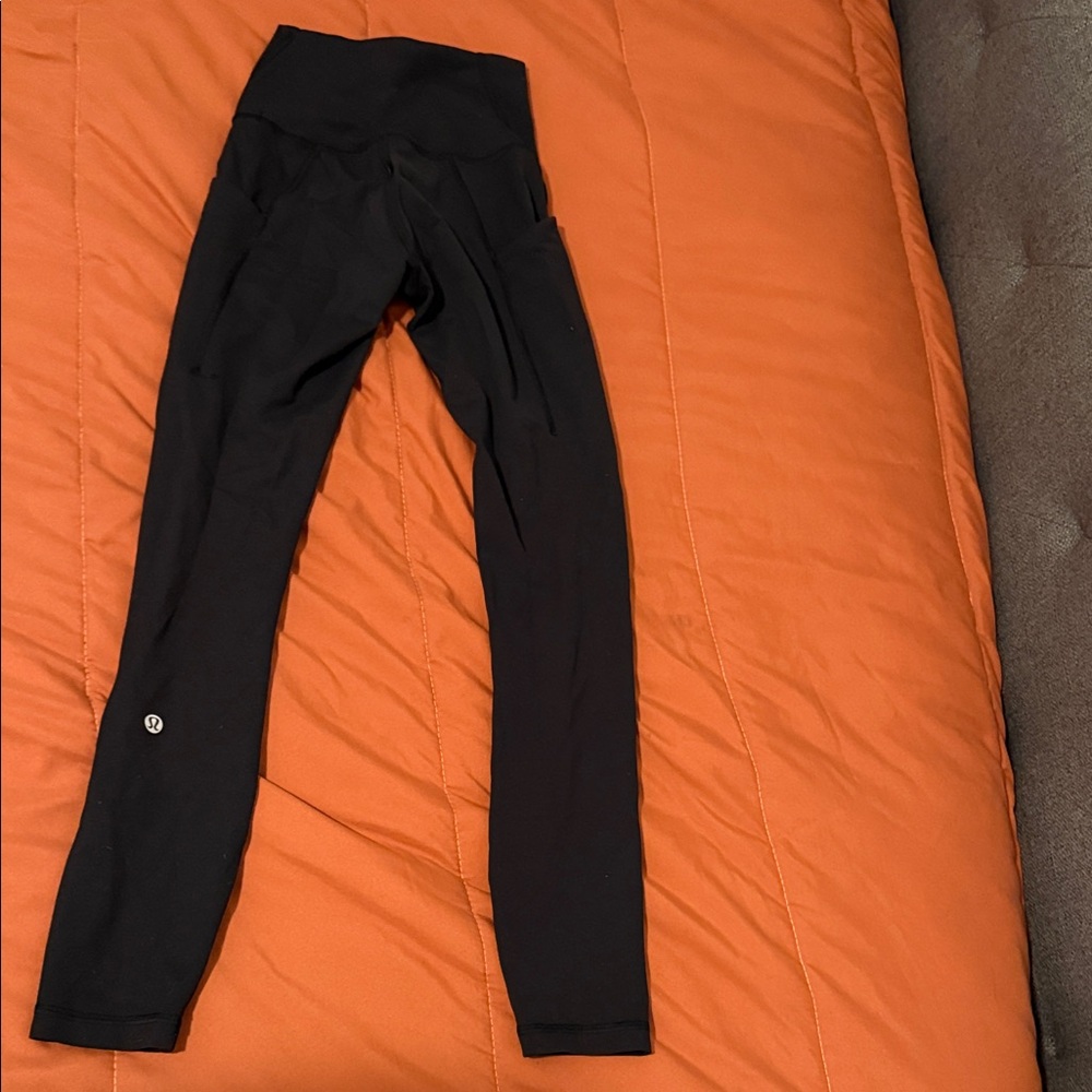 lululemon athletica Black High-Rise Kids Leggings with Side Pocket